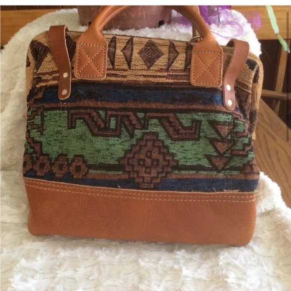 Miss L Fire Purse Textile And Leather Handbag Anthropologie Irregular Choice - Picture 3 of 8